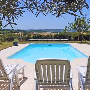 Une piscine à la vue imprenable